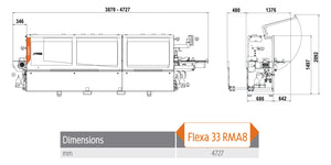 Flexa 33 Automatic Edgebander