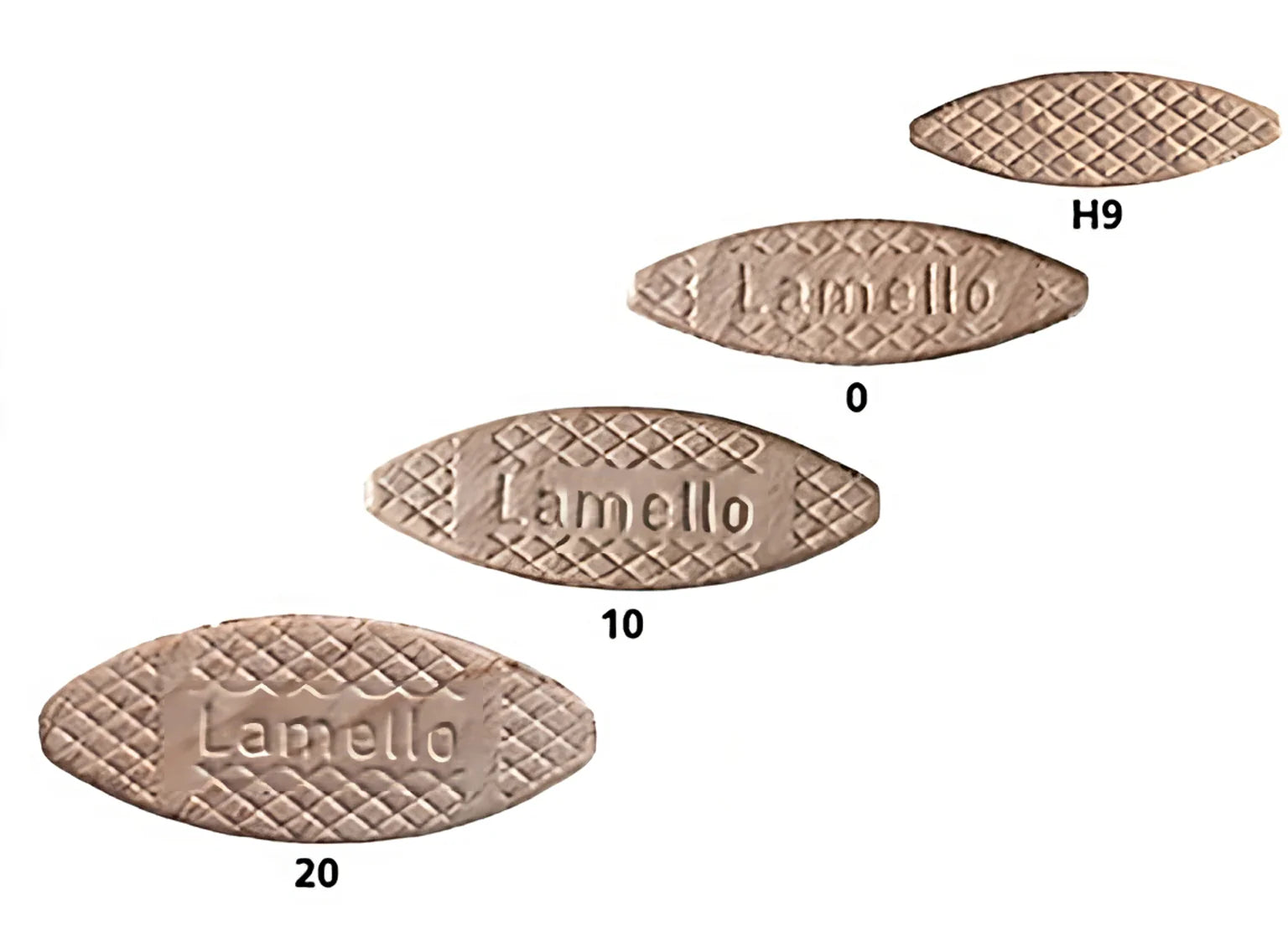 Lamello Wooden Biscuit Connector Blister Packs, Box of 80, 250 AND 1000