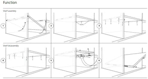 Lamello Clamex P-14/10 Flexus, Detachable Furniture Connector with Flexible Positioning Pins